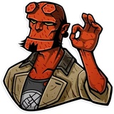 Hellboy WhatsApp Sticker #12