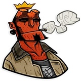 Hellboy WhatsApp Sticker #13