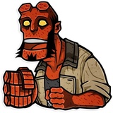 Hellboy WhatsApp Sticker #16