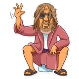 The Dude WhatsApp Sticker #5