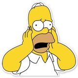 Homer Simpson WhatsApp Sticker #5