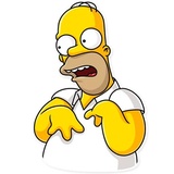 Homer Simpson WhatsApp Sticker #14