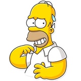 Homer Simpson WhatsApp Sticker #27