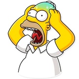 Homer Simpson WhatsApp Sticker #4