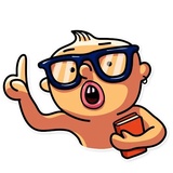 Hotsy Totsy Boy WhatsApp Sticker #17