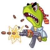 Mr. T Rex WhatsApp Sticker #7