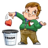 I Hate Valentine's Day! WhatsApp Sticker #9