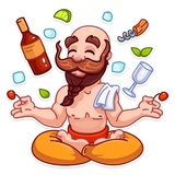 I am Beerman WhatsApp Sticker #18