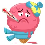 IceCream Emoji WhatsApp Sticker #23