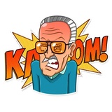 Stan Lee WhatsApp Sticker #26