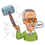Stan Lee WhatsApp Sticker #9