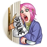 Internet Addiction WhatsApp Sticker #11