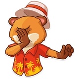 It's Vacation Time WhatsApp Sticker #21