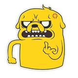 Jake the Dog WhatsApp Sticker #2