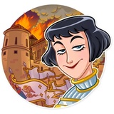Joan of Arc WhatsApp Sticker #15