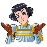 Joan of Arc WhatsApp Sticker #19