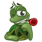 Sad Turtle Joe WhatsApp Sticker #17