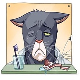 Blacksad WhatsApp Sticker #10