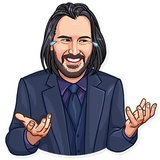 Keanu Reeves WhatsApp Sticker pack