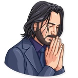 Keanu Reeves WhatsApp Sticker #18