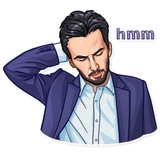 Keanu Reeves WhatsApp Sticker #24
