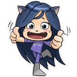 Kitty the Witch WhatsApp Sticker #3