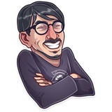 Hideo Kojima WhatsApp Sticker pack