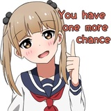 Lazy pigtails girl WhatsApp Sticker #23