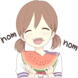 Summer Girlfriend WhatsApp Sticker #11