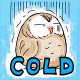 A Little cute OWL WhatsApp Sticker #8
