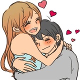 Snuggling Stickers WhatsApp Sticker #7