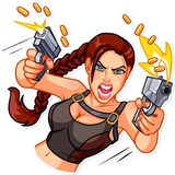 Tomb Raider WhatsApp Sticker #10