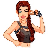 Tomb Raider WhatsApp Sticker #13