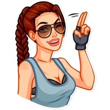 Tomb Raider WhatsApp Sticker #5