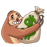 Lazybones WhatsApp Sticker #24
