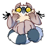 Tailor the Lemur WhatsApp Sticker #20