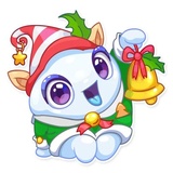 Let it Snow WhatsApp Sticker #6