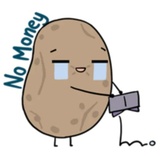Life is Potato WhatsApp Sticker #11