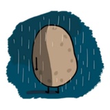 Life is Potato WhatsApp Sticker #15