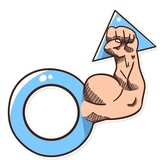 Like a Man WhatsApp Sticker #20
