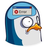 Lonely Penguin WhatsApp Sticker #2