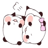Love Love Yururin Panda WhatsApp Sticker #7