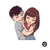 You & Me WhatsApp Sticker #2