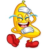 Lovely Banana WhatsApp Sticker pack