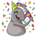 Homunculus Loxodontus WhatsApp Sticker #15