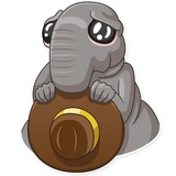 Homunculus Loxodontus WhatsApp Sticker #23