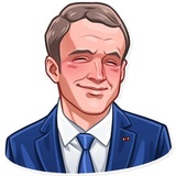 Emmanuel Macron WhatsApp Sticker #8