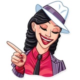 Mafia Girl WhatsApp Sticker #11