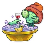 Eva the Mantis WhatsApp Sticker #14