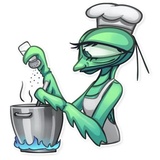 Eva the Mantis WhatsApp Sticker #25